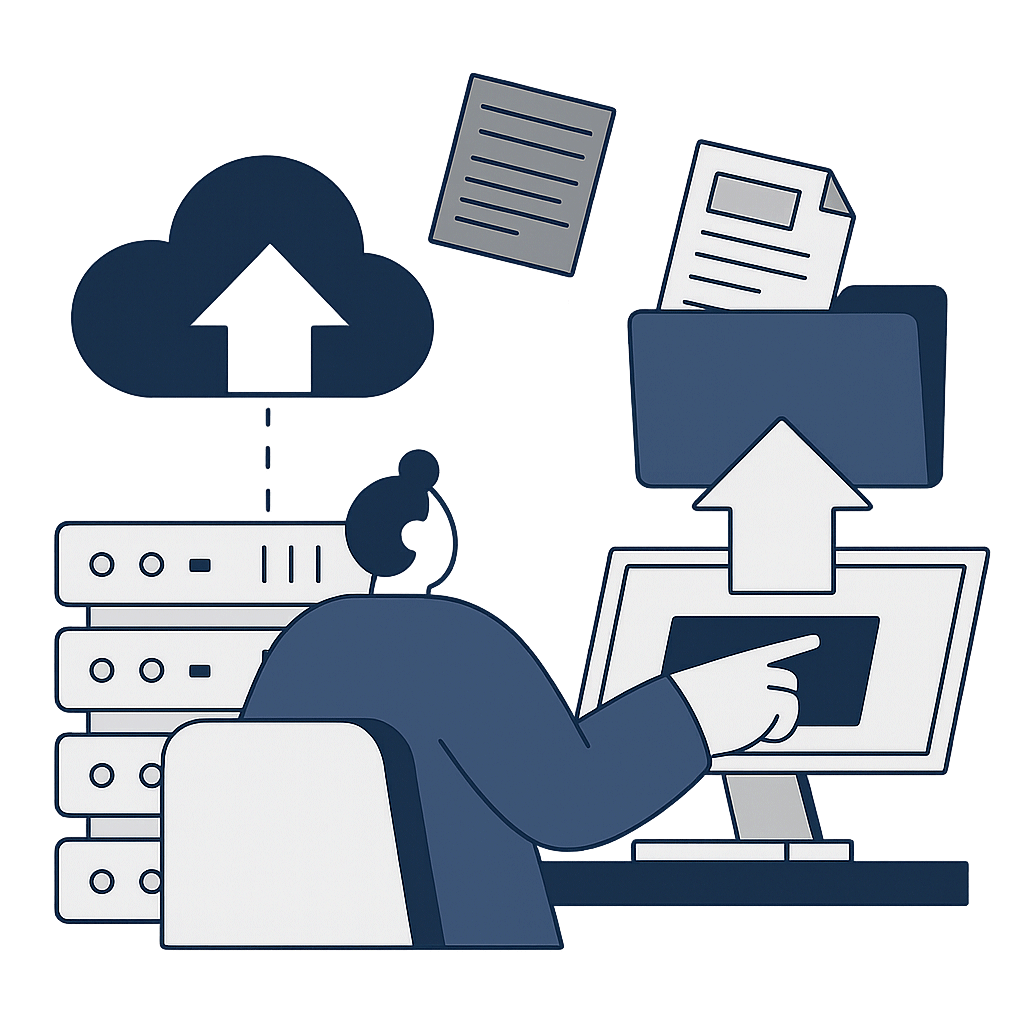 backup illustration Datile